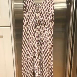 NWT LF maxi romper with long train